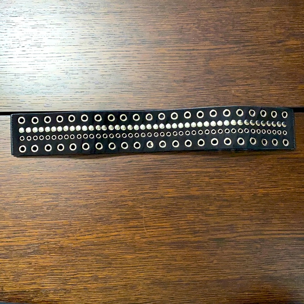 Like new black studded belt